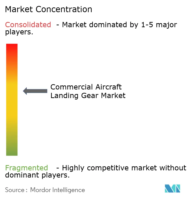Commercial Aircraft Landing Gear Market Concentration